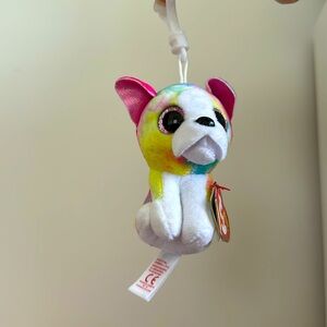 Claire’s Exclusive TY Beanie Boos Isla the Bulldog Keychain